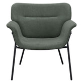 Davina Upholstered Flared Arms Accent Chair Ivy 905613