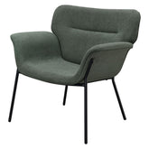 Davina Upholstered Flared Arms Accent Chair Ivy 905613