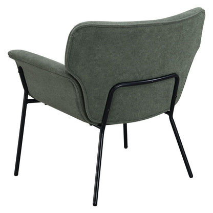 Davina Upholstered Flared Arms Accent Chair Ivy 905613