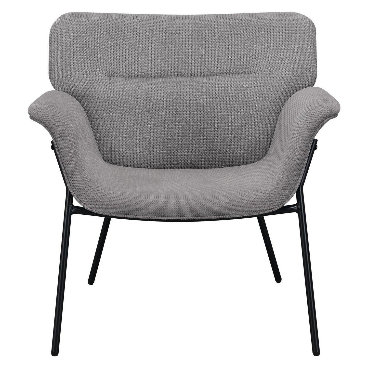 Davina Upholstered Flared Arms Accent Chair Ash Grey 905614