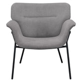 Davina Upholstered Flared Arms Accent Chair Ash Grey 905614