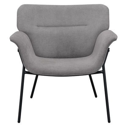 Davina Upholstered Flared Arms Accent Chair Ash Grey 905614