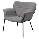 Davina Upholstered Flared Arms Accent Chair Ash Grey 905614