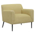 Sally Upholstered Track Arms Accent Chair Lemon 905639