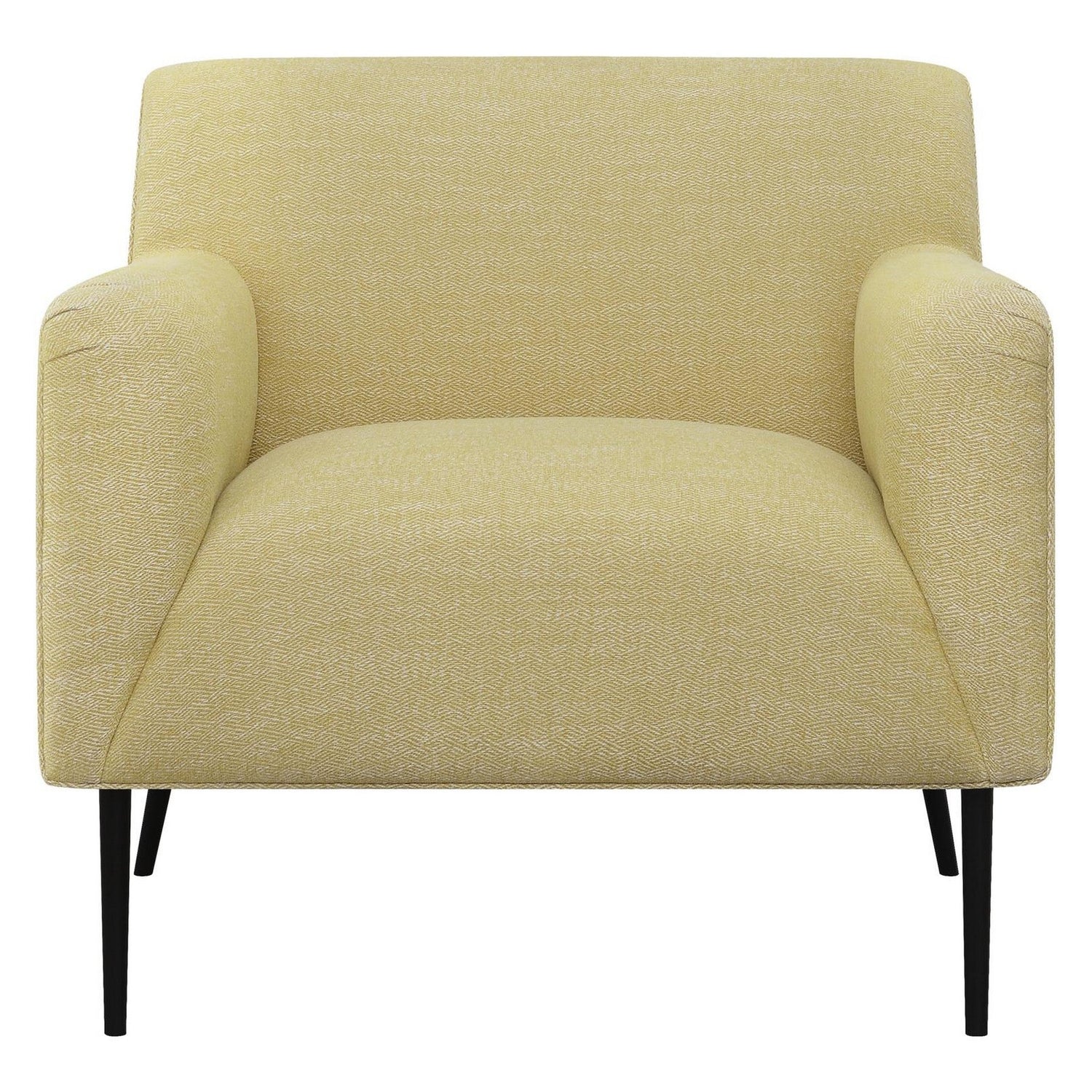 Sally Upholstered Track Arms Accent Chair Lemon 905639