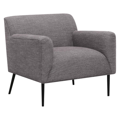 Darlene Upholstered Tight Back Accent Chair Charcoal 905640