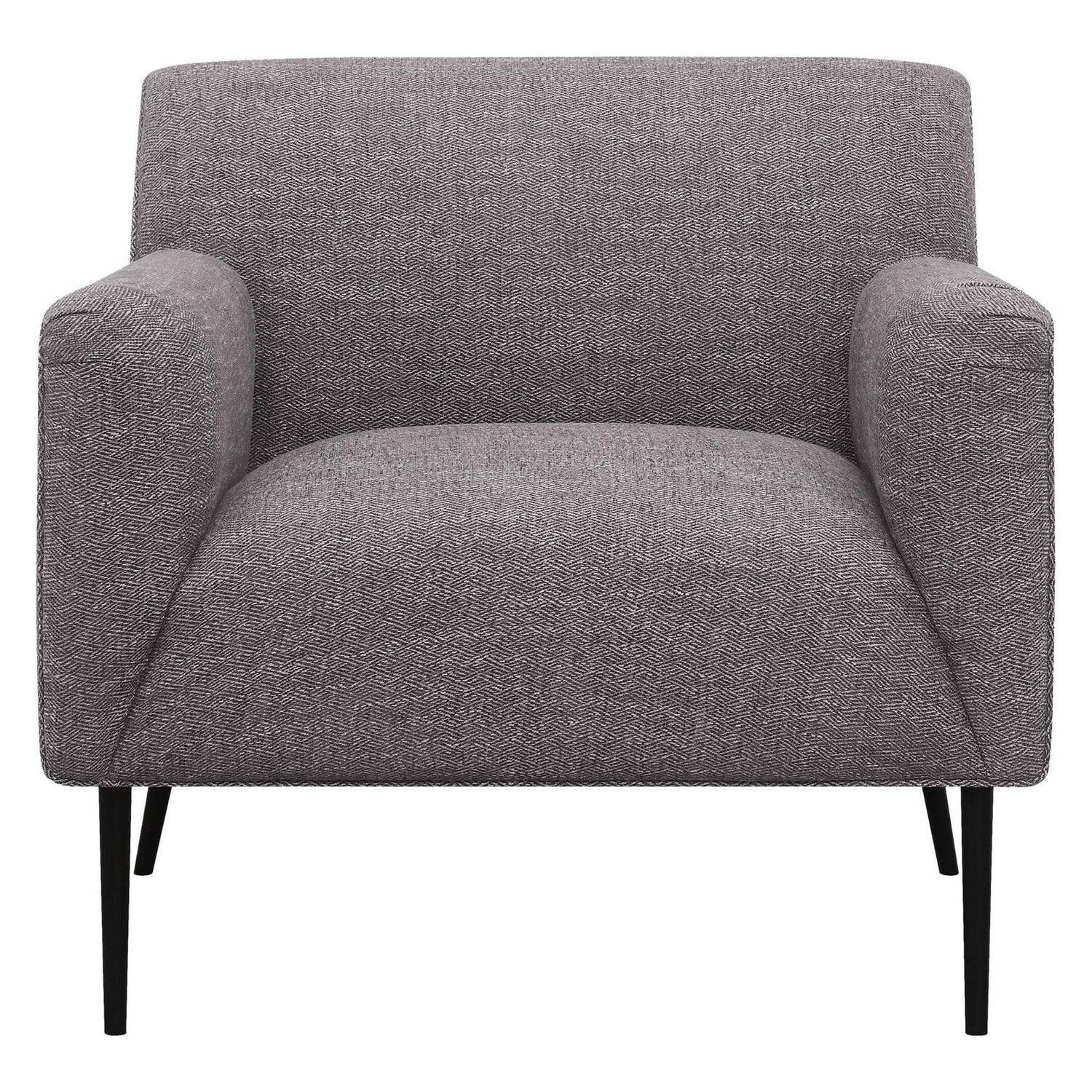 Darlene Upholstered Tight Back Accent Chair Charcoal 905640