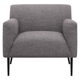 Darlene Upholstered Tight Back Accent Chair Charcoal 905640