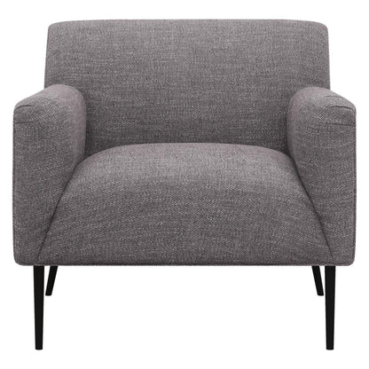 Darlene Upholstered Tight Back Accent Chair Charcoal 905640