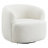 Hudson Upholstered Swivel Chair Natural 905726