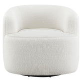 Hudson Upholstered Swivel Chair Natural 905726