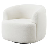 Hudson Upholstered Swivel Chair Natural 905726