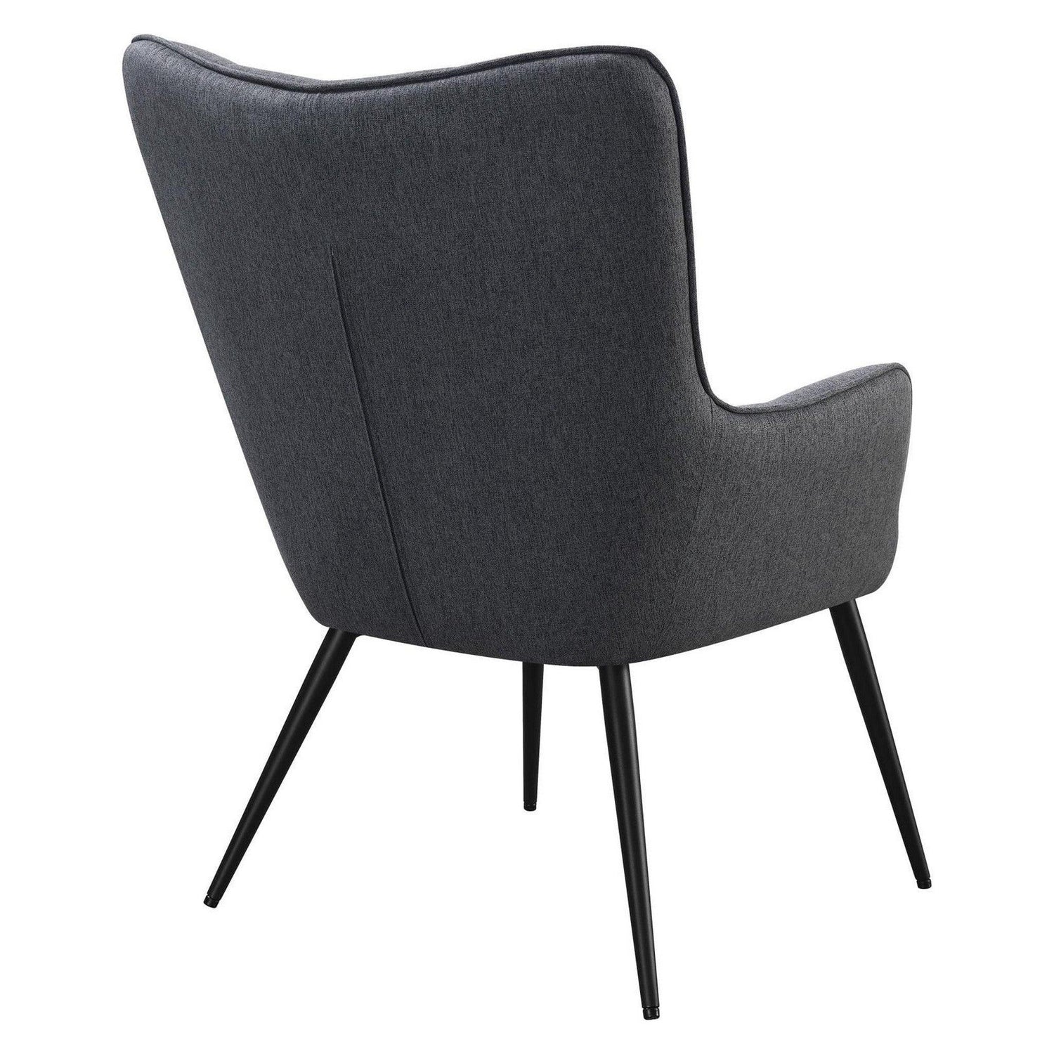 Isla Upholstered Flared Arms Accent Chair with Grid Tufted 909466