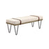 Austin Upholstered Bench Beige and Black 910258