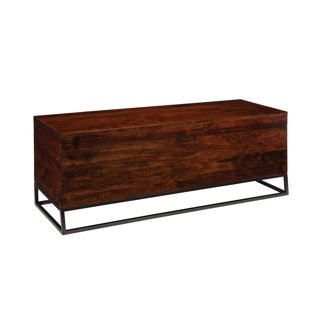 Rectangular Accent Bench Cinnamon 914105
