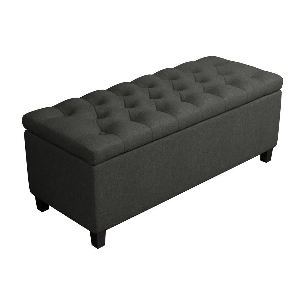 Samir Lift Top Storage Bench Charcoal 915143