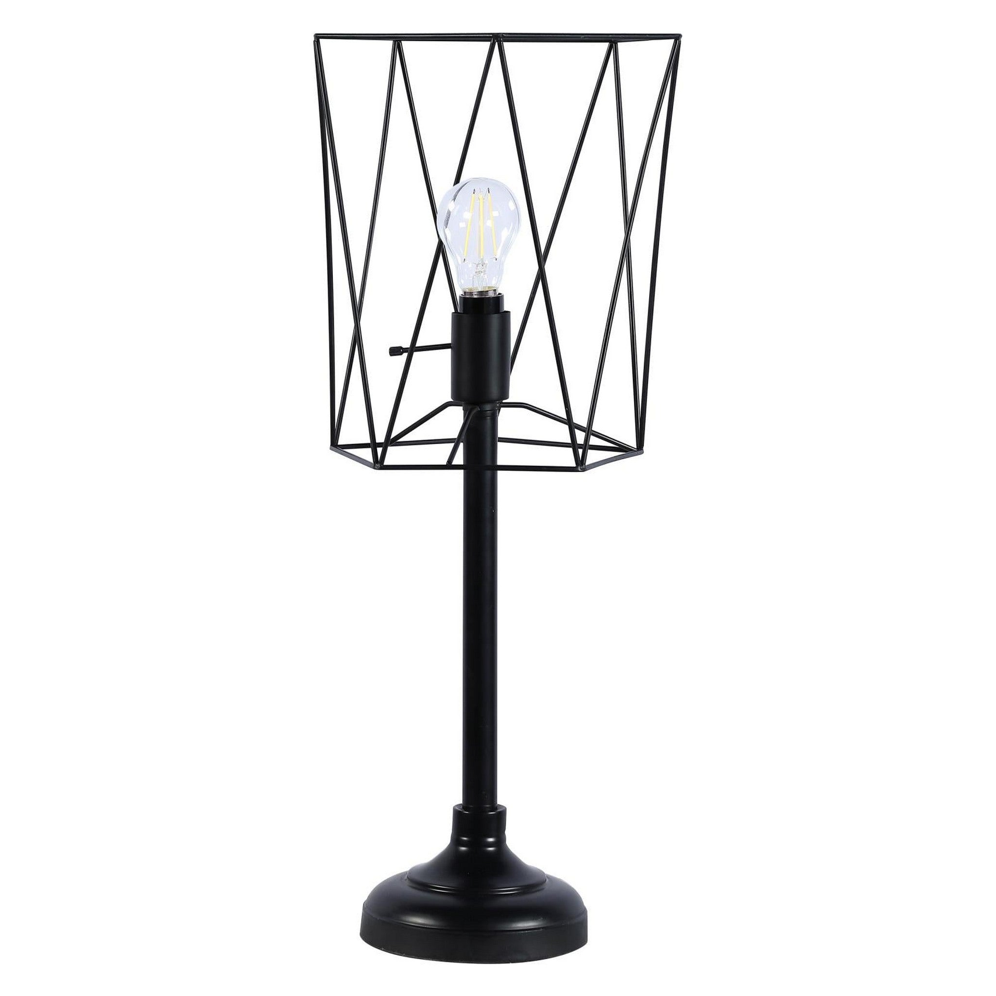 Mayfield Metal Slender Torch Table Lamp Black 920197