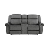 2pc Set: Sofa, Love 9204CC*2PW