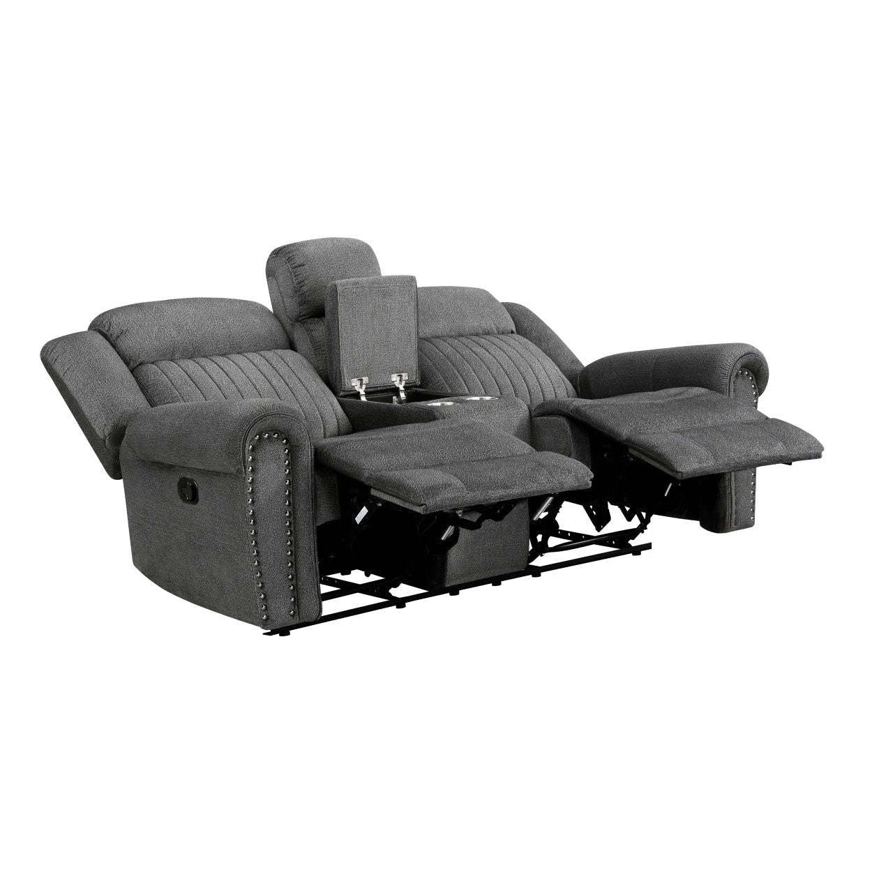 Double Reclining Love Seat with Center Console 9204CC-2