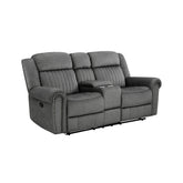 Double Reclining Love Seat with Center Console 9204CC-2