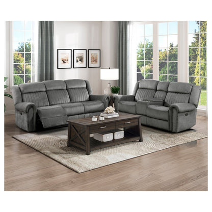 Double Reclining Love Seat with Center Console 9204CC-2