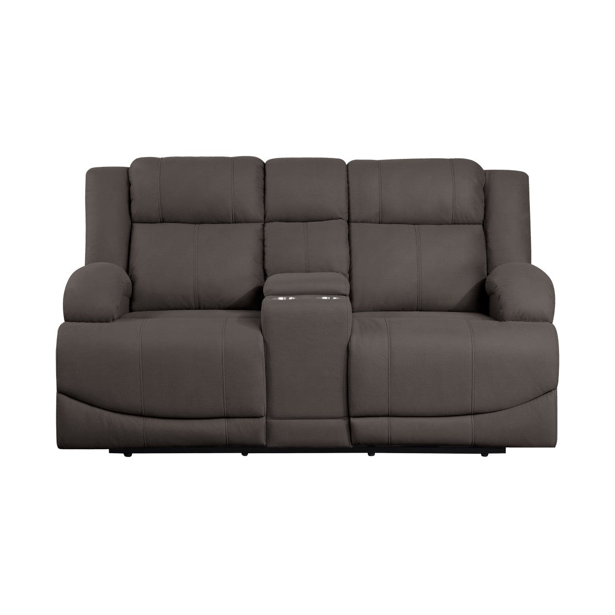 Power Double Reclining Love Seat with Center Console 9207CHC-2PW
