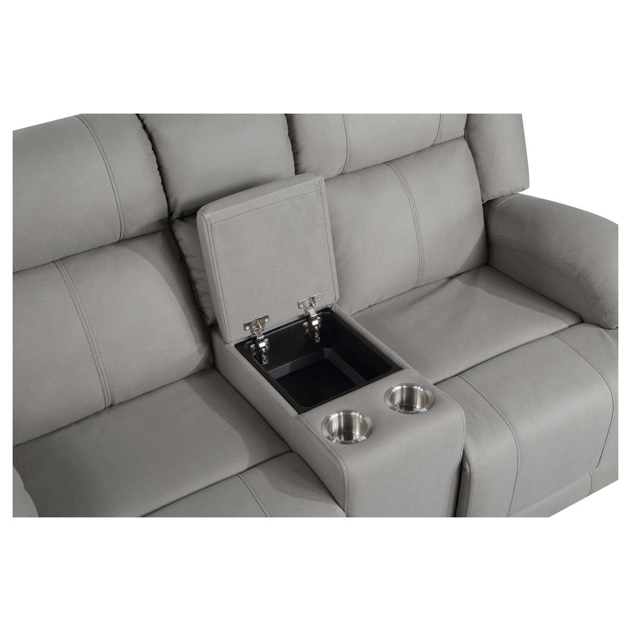 2pc Set: Sofa, Love 9207GRY*2PW