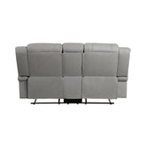 2pc Set: Sofa, Love 9207GRY*2