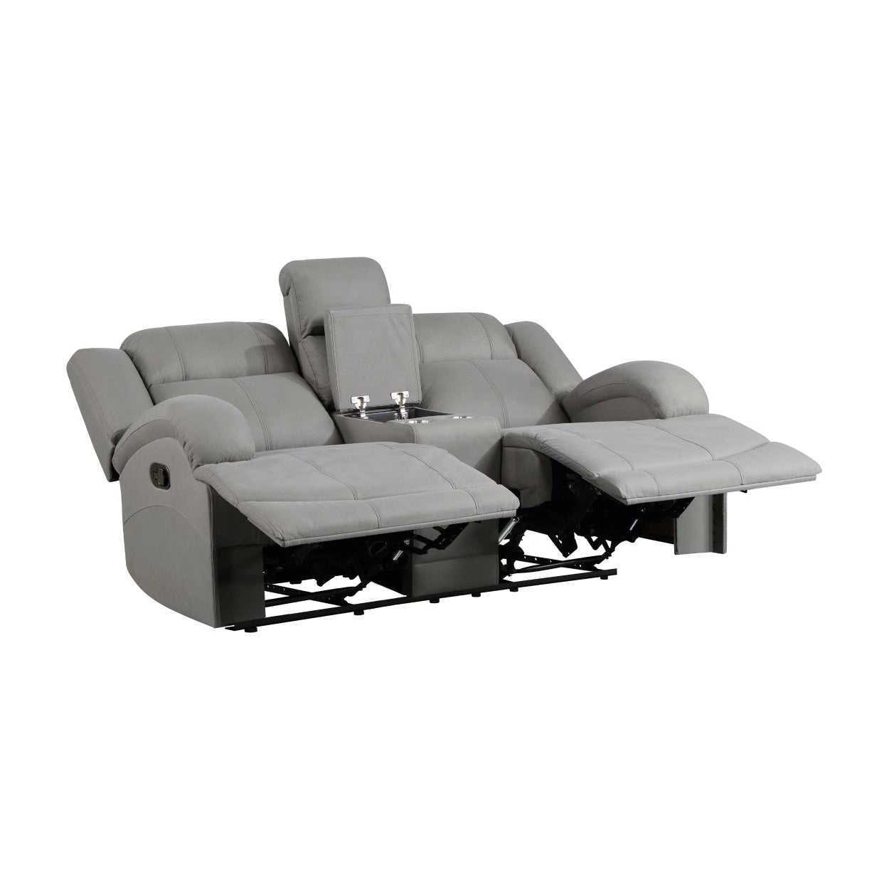 2pc Set: Sofa, Love 9207GRY*2