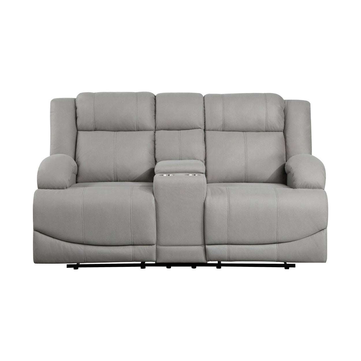 2pc Set: Sofa, Love 9207GRY*2