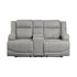 2pc Set: Sofa, Love 9207GRY*2