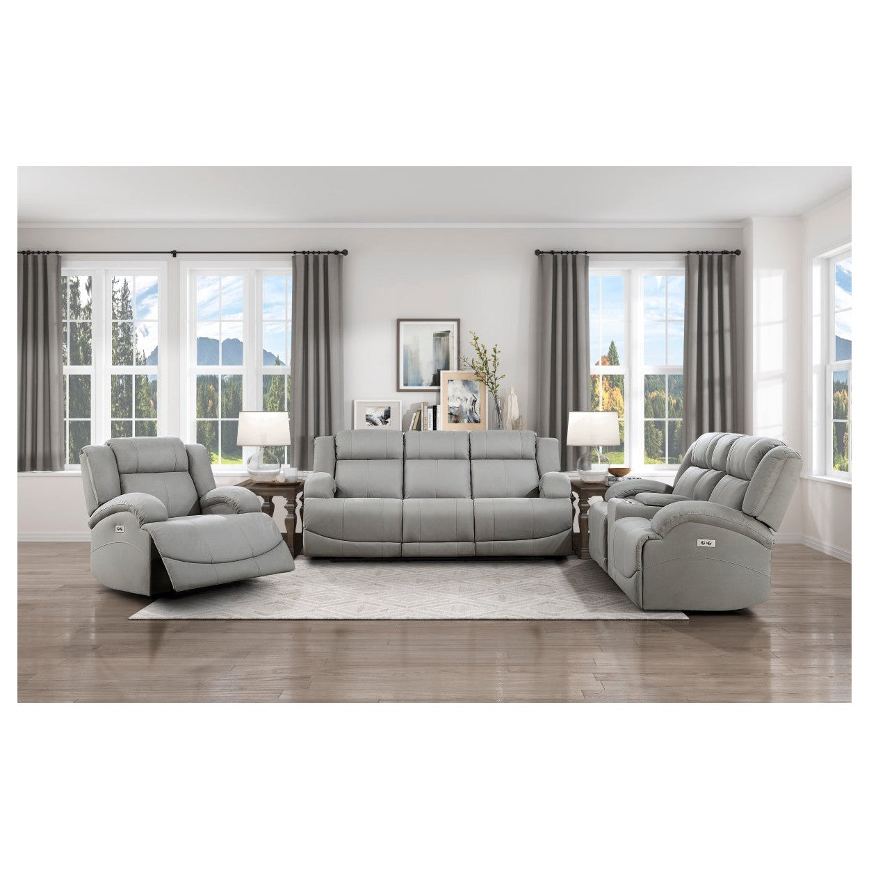 Power Reclining Chair 9207GRY-1PW