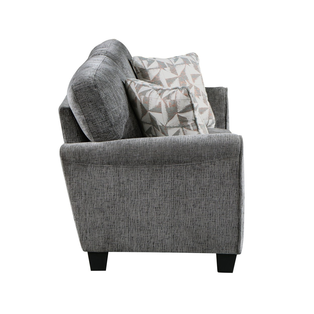2pc Set: Sofa, Love 9214GY*2