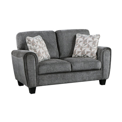 2pc Set: Sofa, Love 9214GY*2