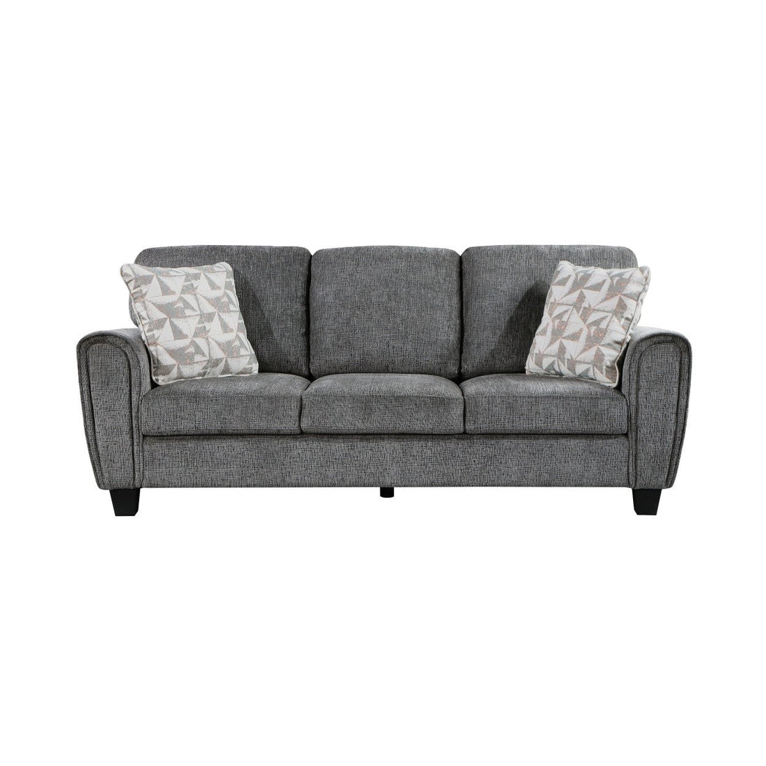 Sofa with 2 pillows 9214GY-3