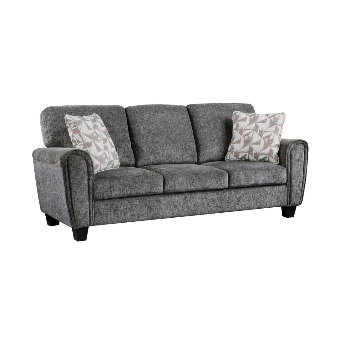 Sofa with 2 pillows 9214GY-3