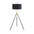 Zabka Tripod Floor Lamp Black and Gold 923255