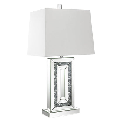 Ayelet Table Lamp with Square Shade White and Mirror 923288