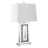 Ayelet Table Lamp with Square Shade White and Mirror 923288