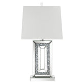 Ayelet Table Lamp with Square Shade White and Mirror 923288