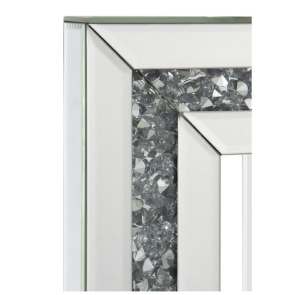 Ayelet Table Lamp with Square Shade White and Mirror 923288