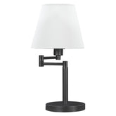 Colombe Rotatable Frame Table Lamp Off White and Matte Black 923306