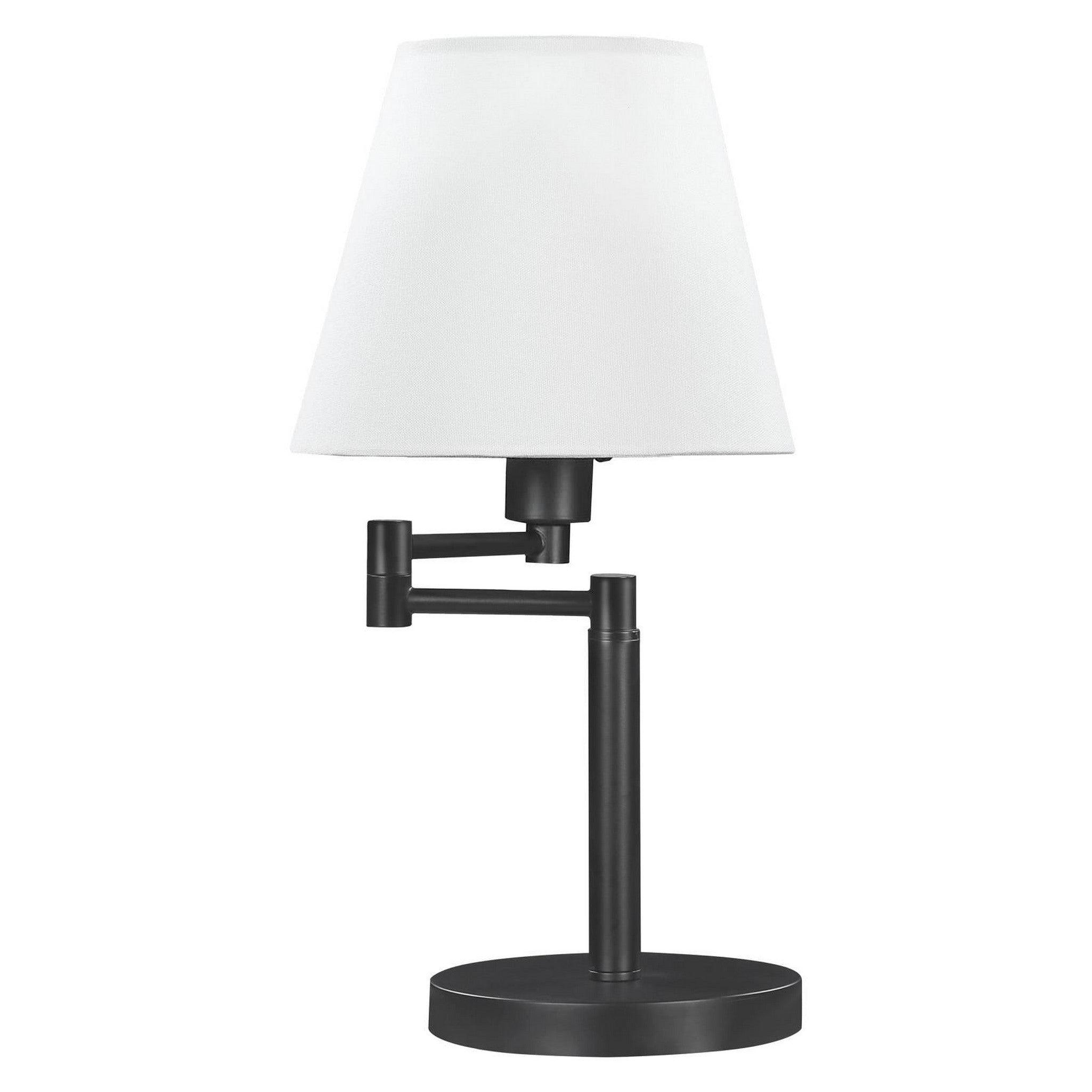 Colombe Rotatable Frame Table Lamp Off White and Matte Black 923306