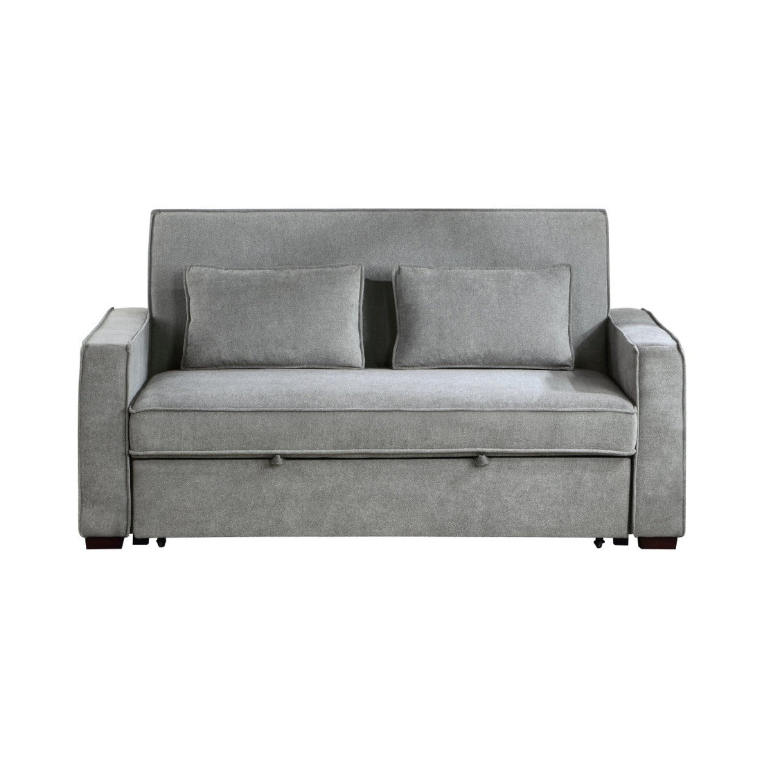 SOFA W/ PULL-OUT BED(CLICK-CLACK BACK), GRAY 9238GY-3CL
