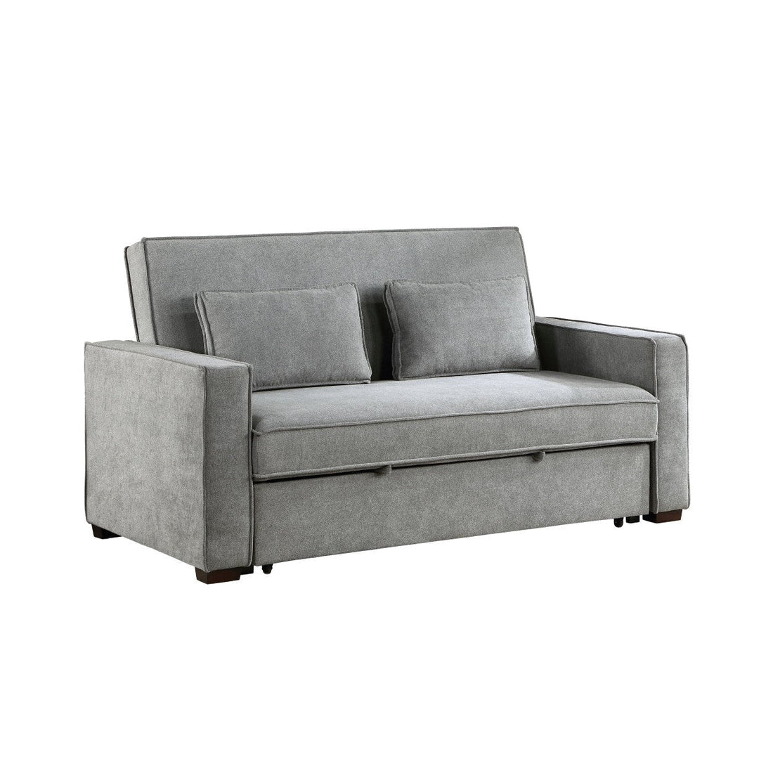 SOFA W/ PULL-OUT BED(CLICK-CLACK BACK), GRAY 9238GY-3CL