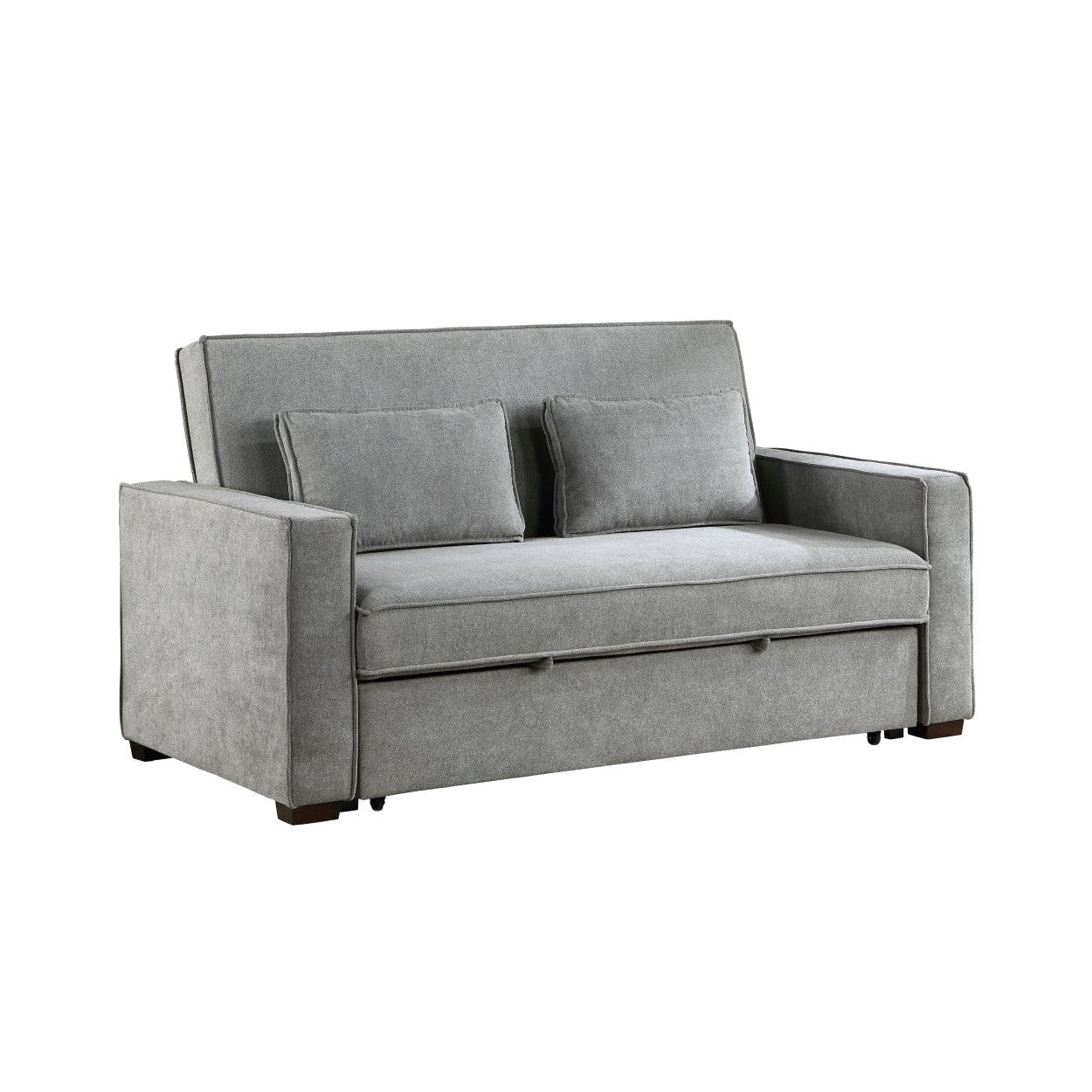 SOFA W/ PULL-OUT BED(CLICK-CLACK BACK), GRAY 9238GY-3CL