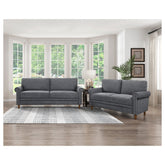 2pc Set: Sofa, Love 9240DGY*2