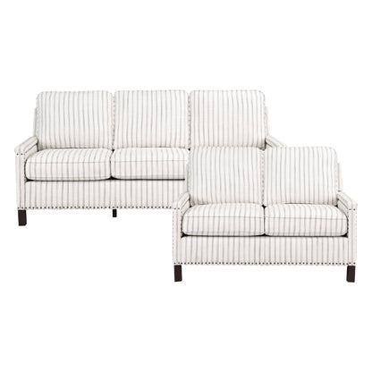 Homelegance 2Pc Set: Sofa, Love
