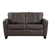 2pc Set: Sofa, Love 9266BRW*2