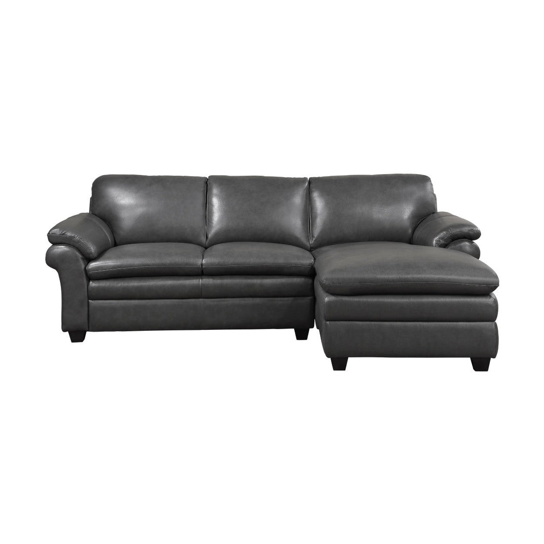 (2)2-Piece Sectional with Right Chaise 9267GY*22LRC
